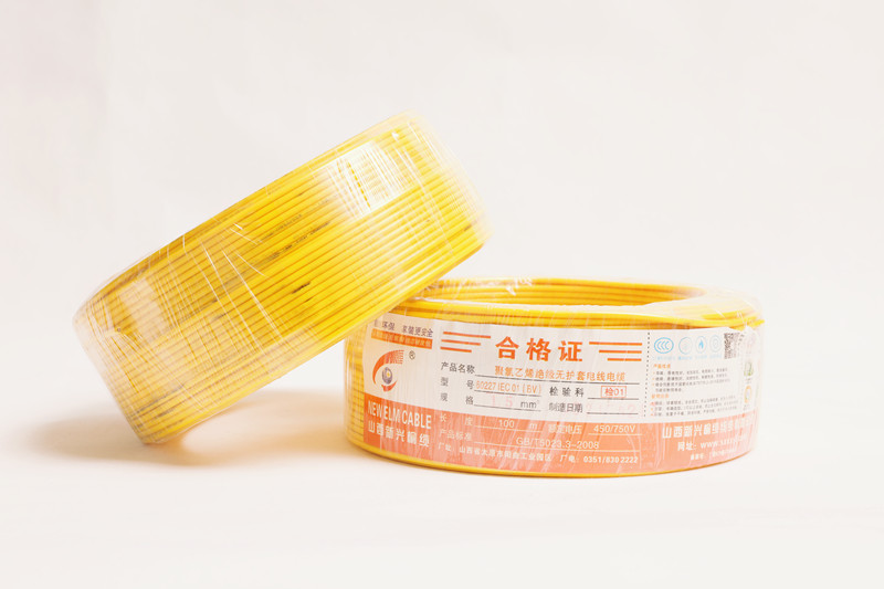 國際聚氯乙烯絕緣無護(hù)套阻燃國標(biāo)銅芯